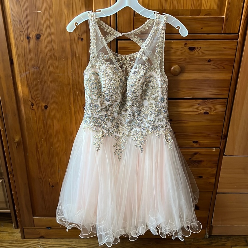 Fiesta Fashion Gold and Pink Dress